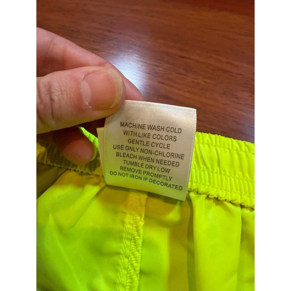 USC Trojans Neon Workout Shorts Running | Yellow Pink | Size Medium *Runs Small